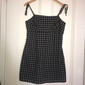 Plaid Tie Mini Pacsun Dress